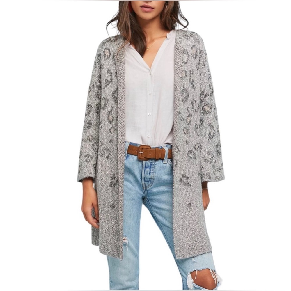 Cupcakes & Cashmere Kline Leopard Cardigan | XS